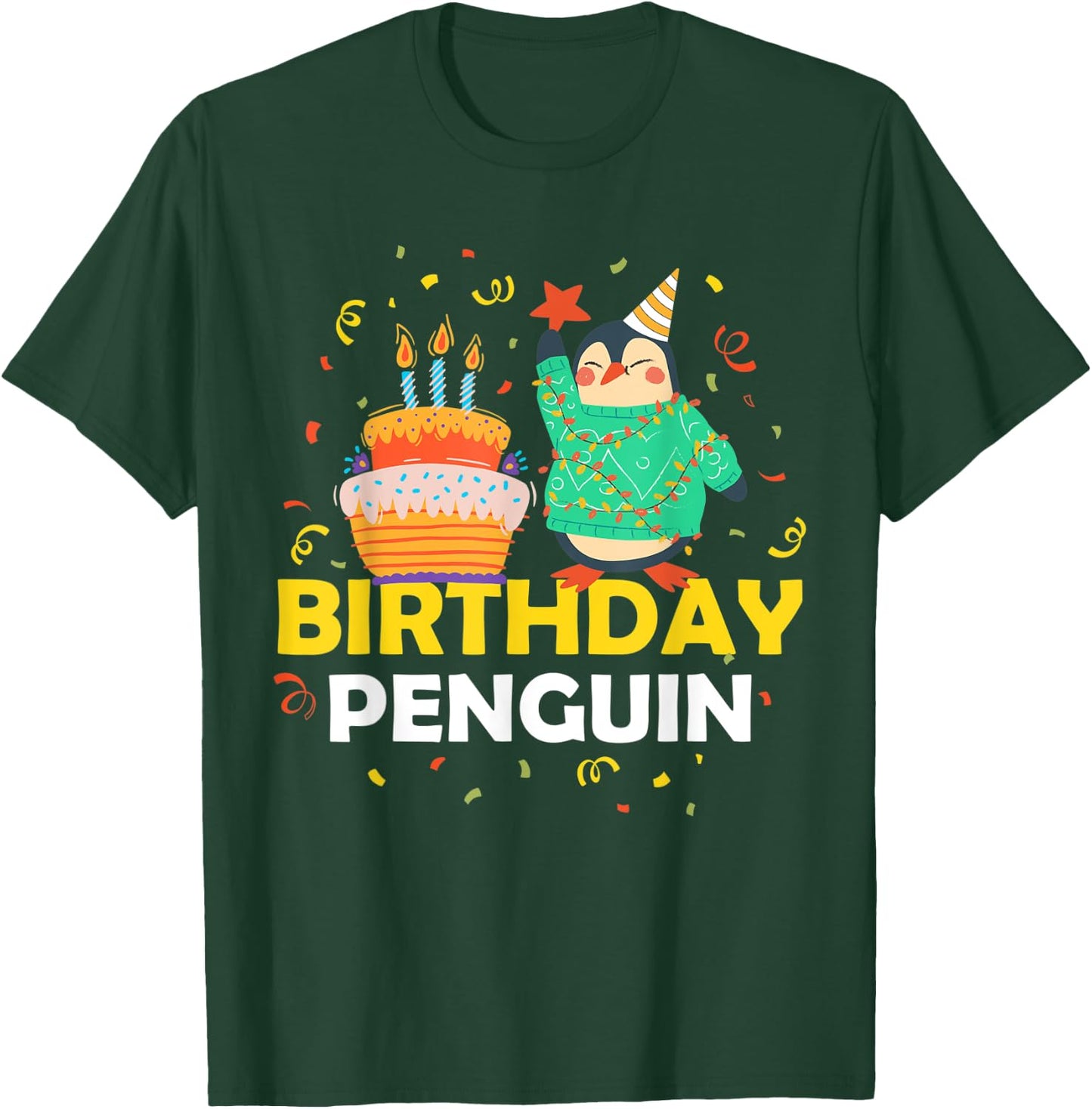 Birthday Penguin T-Shirt - T-Shirt | Forest
