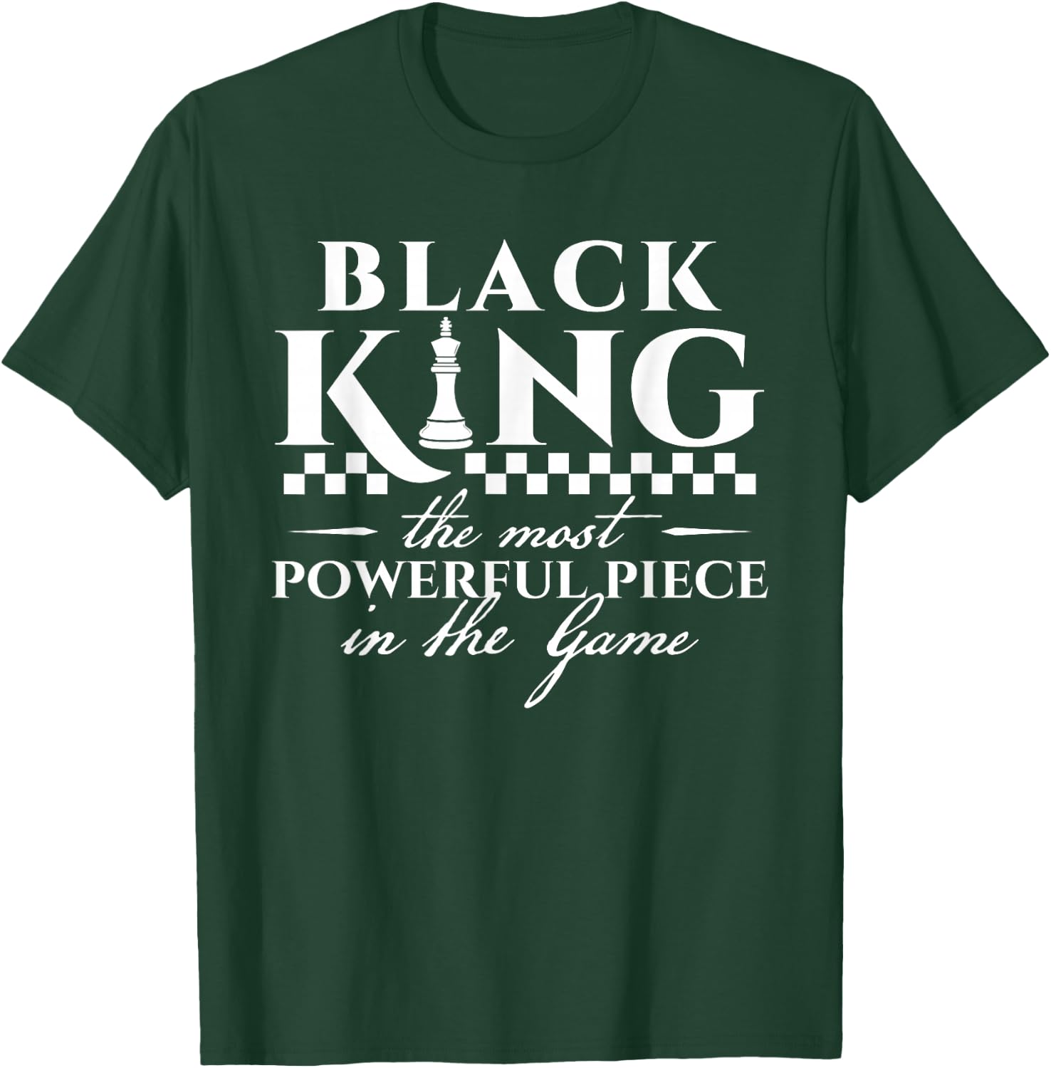 Black King - Black History & African Roots Afro Empowerment T-Shirt - T-Shirt | Forest
