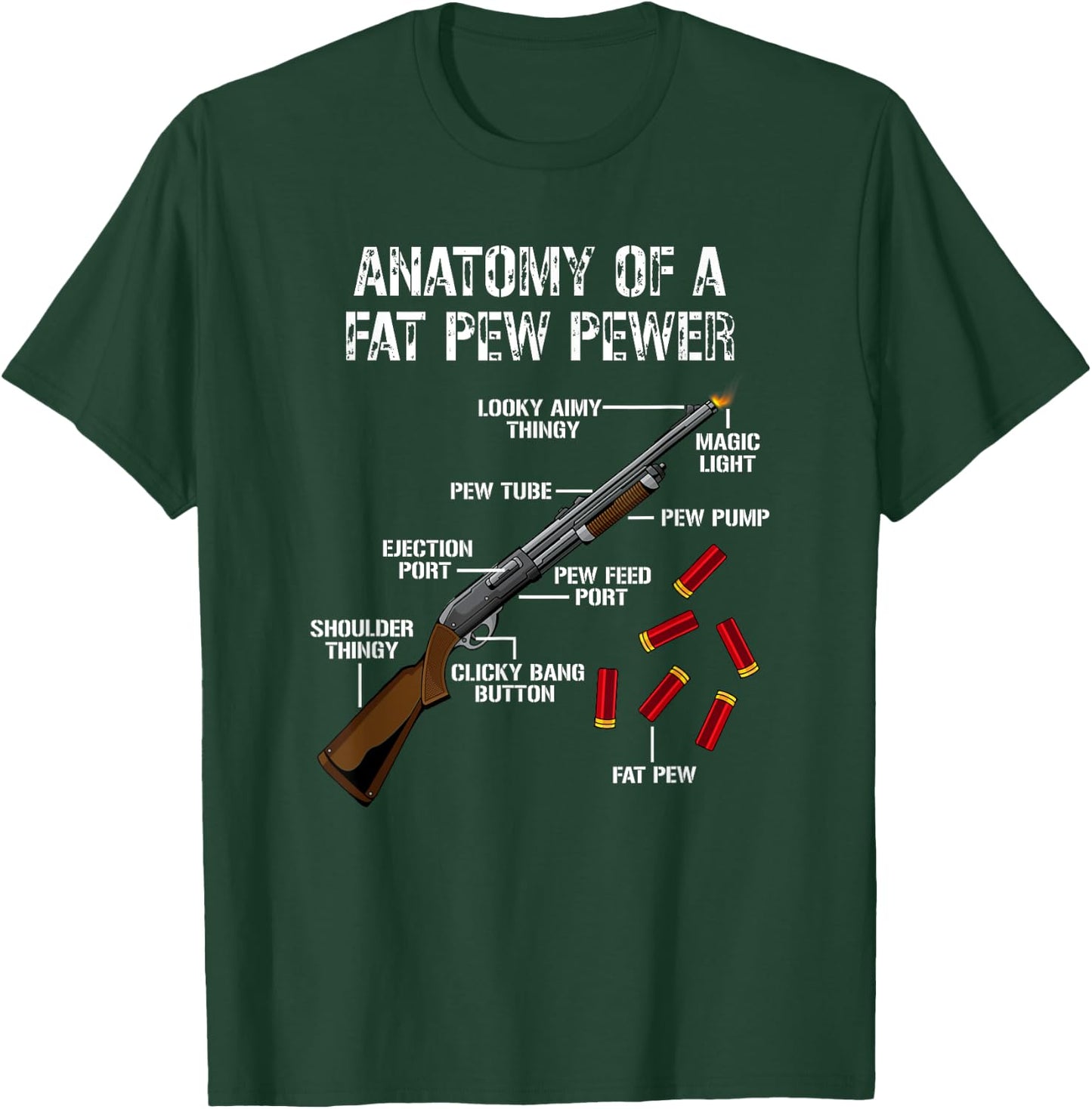 Sporting Clays -Clay Target Shooting -Trap Shooting -Shotgun T-Shirt - T-Shirt | Forest
