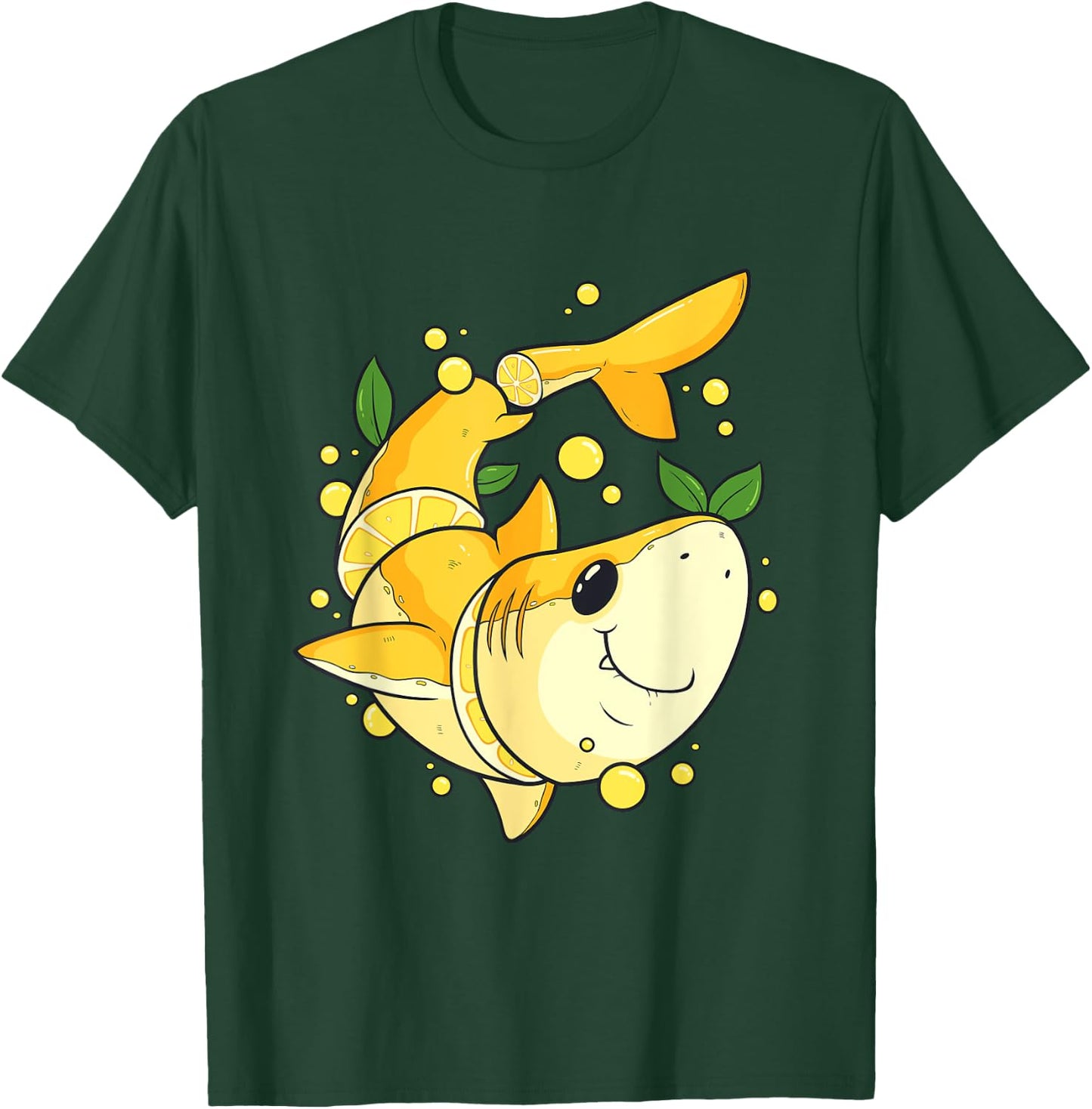 Funny Chopped Lemon Shark Word Game Shark Gift T-Shirt - T-Shirt | Forest