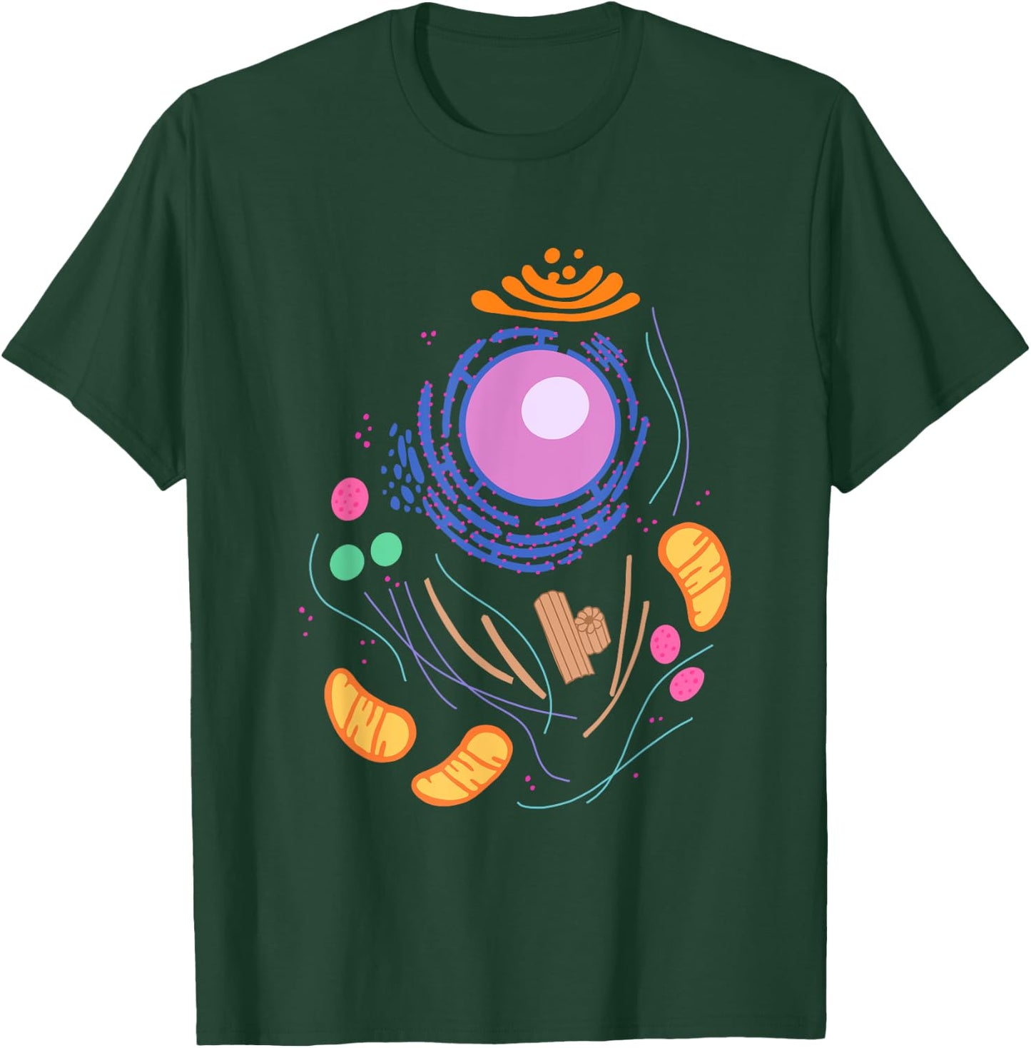 Animal Cell Simple funny quick lazy Halloween costume outfit T-Shirt - T-Shirt | Forest