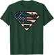DC Comics Superman Vintage Flag Logo T-Shirt - T-Shirt | Forest