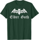 Elder Goth Gothic Lace Look Ornamental Design T-Shirt - T-Shirt | Forest