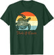 Turks & Caicos Caribbean Vintage Retro Sea Turtle Vacation T-Shirt - T-Shirt | Forest