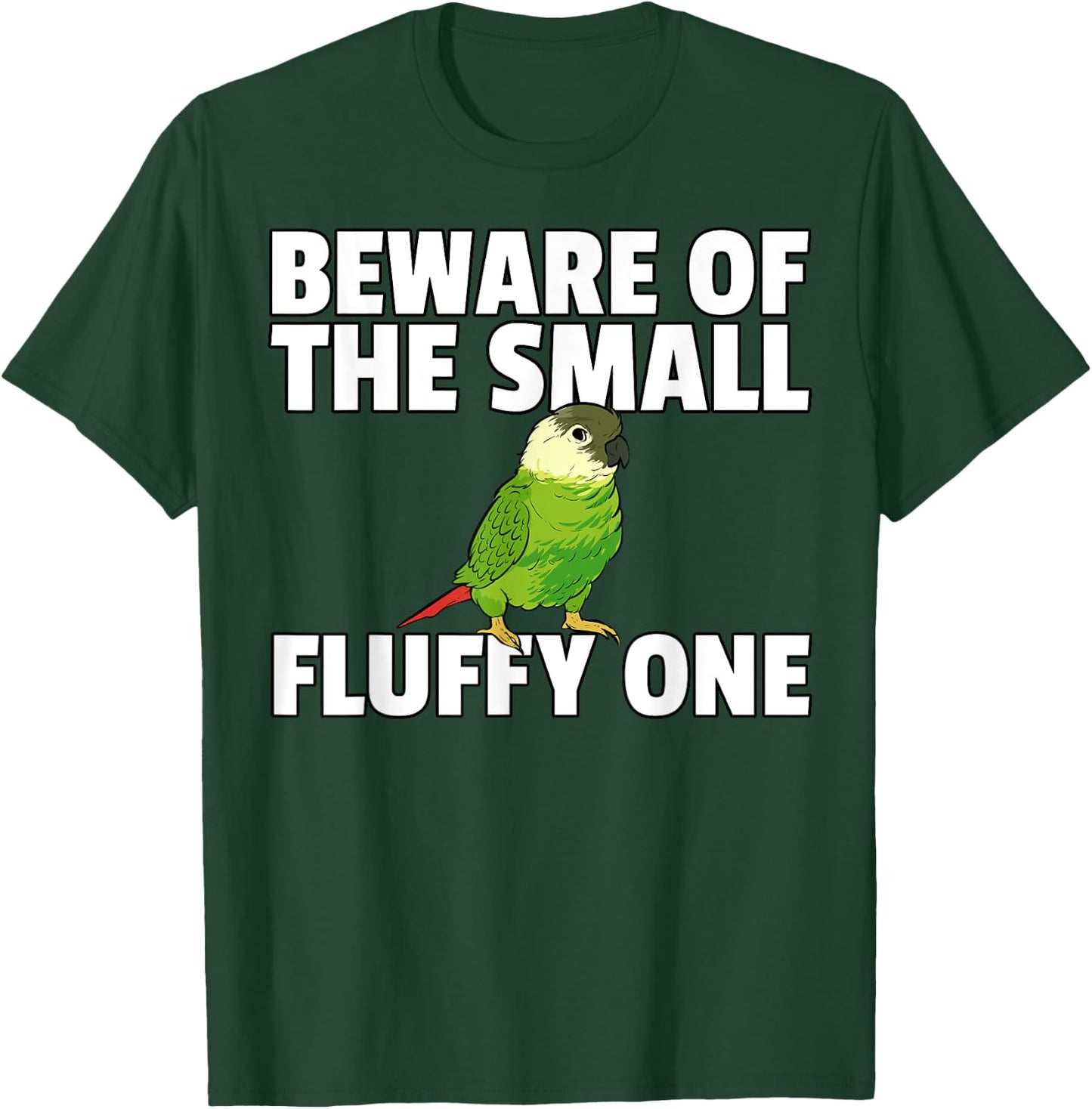 Green Cheek Conure T-Shirt - T-Shirt | Forest