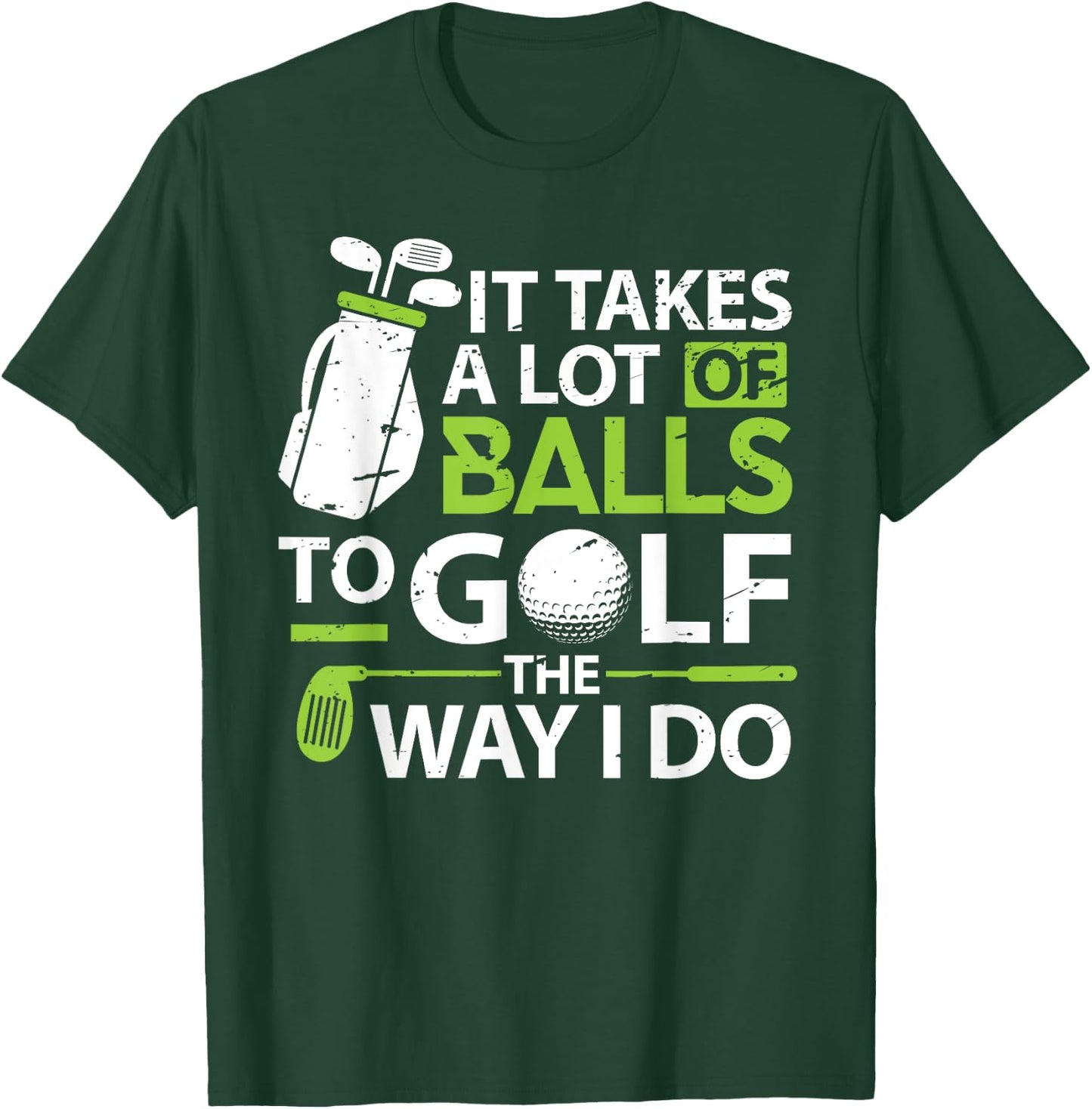 Funny Golf Shirts Golf Player Golfer Women T-Shirt - T-Shirt | Forest