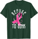 Refuse To Sink Pink Ribbon Anchor Breast Cancer Campaign T-Shirt - T-Shirt | Forest
