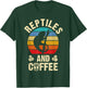 I like Reptiles & Coffee Funny vintage Pet theme lover gift T-Shirt - T-Shirt | Forest