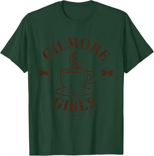 Kids Gilmore Girls Coffee Cup Logo T-Shirt - T-Shirt | Forest