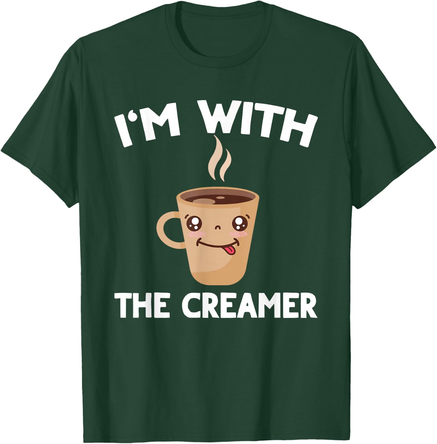 Coffee & Creamer Matching Couples His & Hers T-Shirt - T-Shirt | Forest