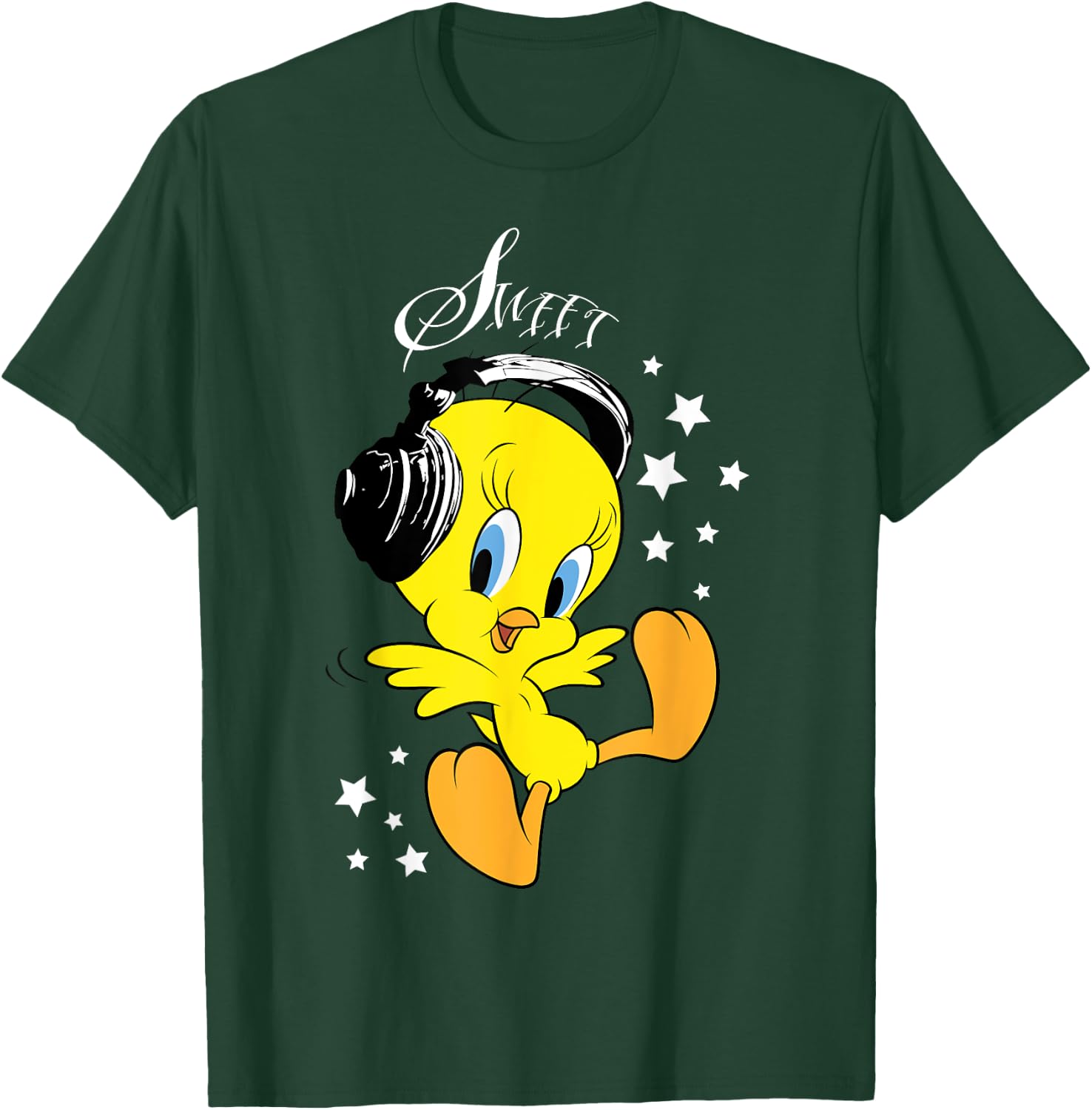 Kids Tweety Headphones T-Shirt - T-Shirt | Forest