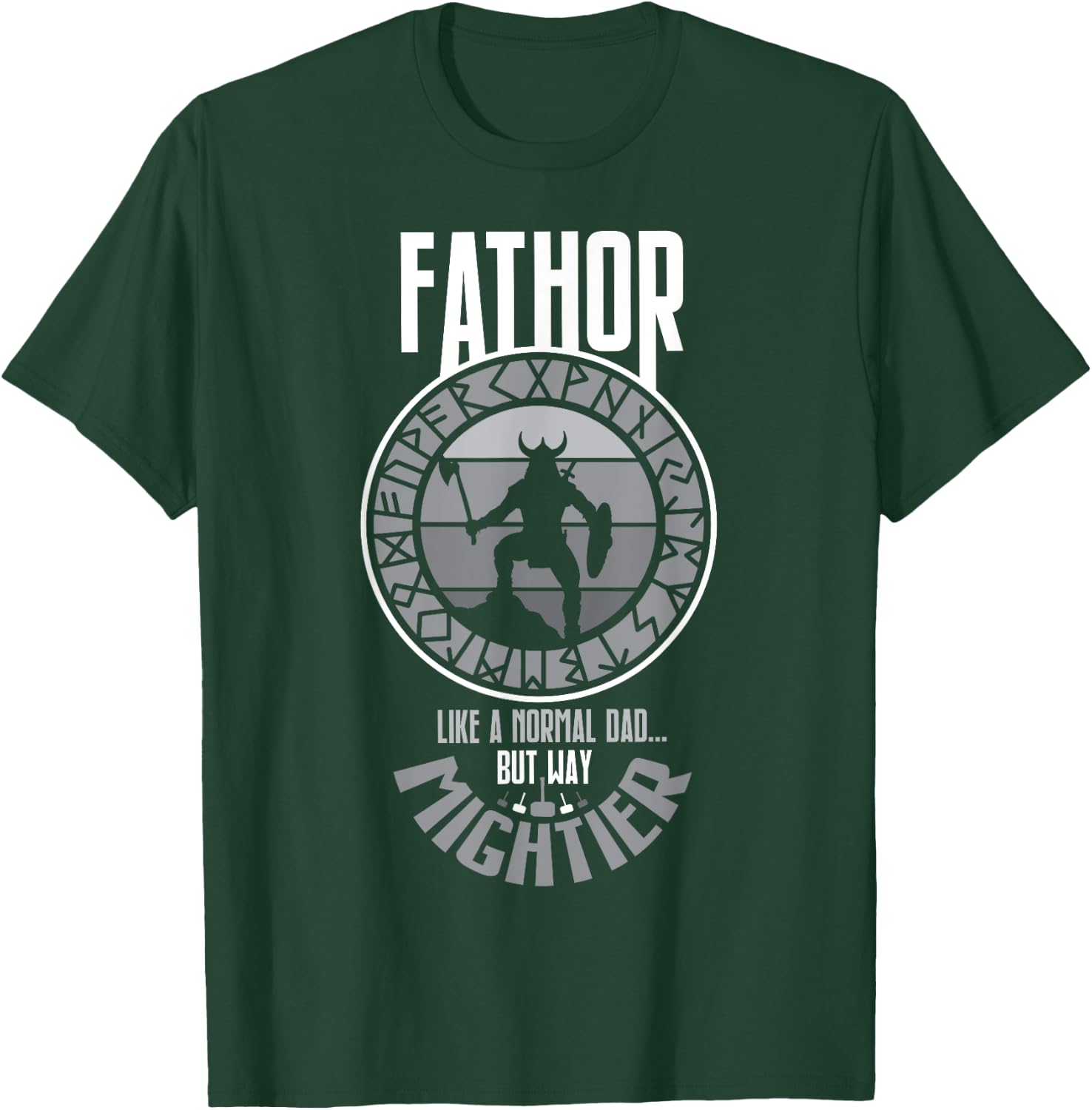 Fathor Viking Dad Father's Day T-Shirt - T-Shirt | Forest