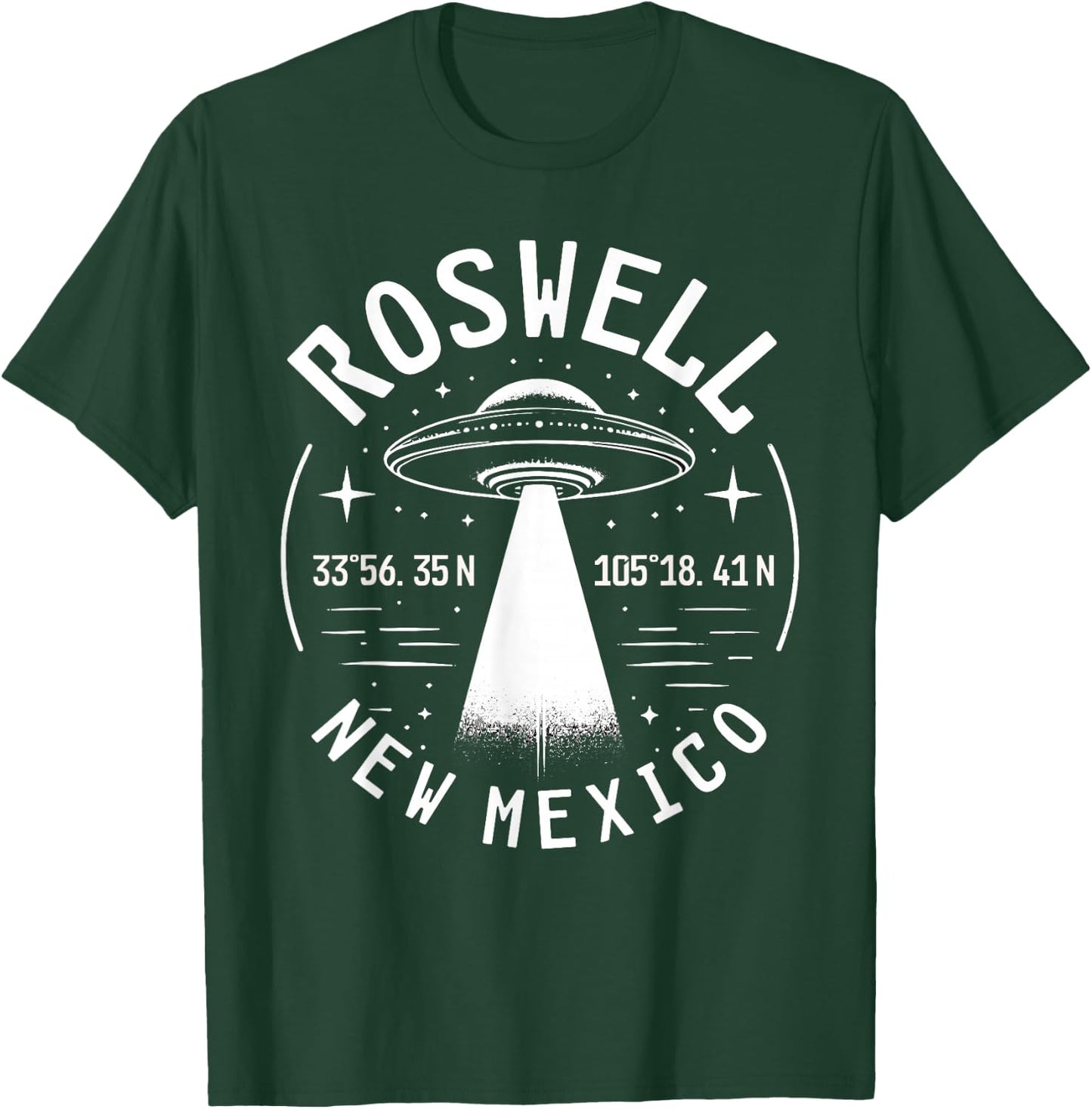 Roswell New Mexico Alien UFO Area 51 T-Shirt - T-Shirt | Forest
