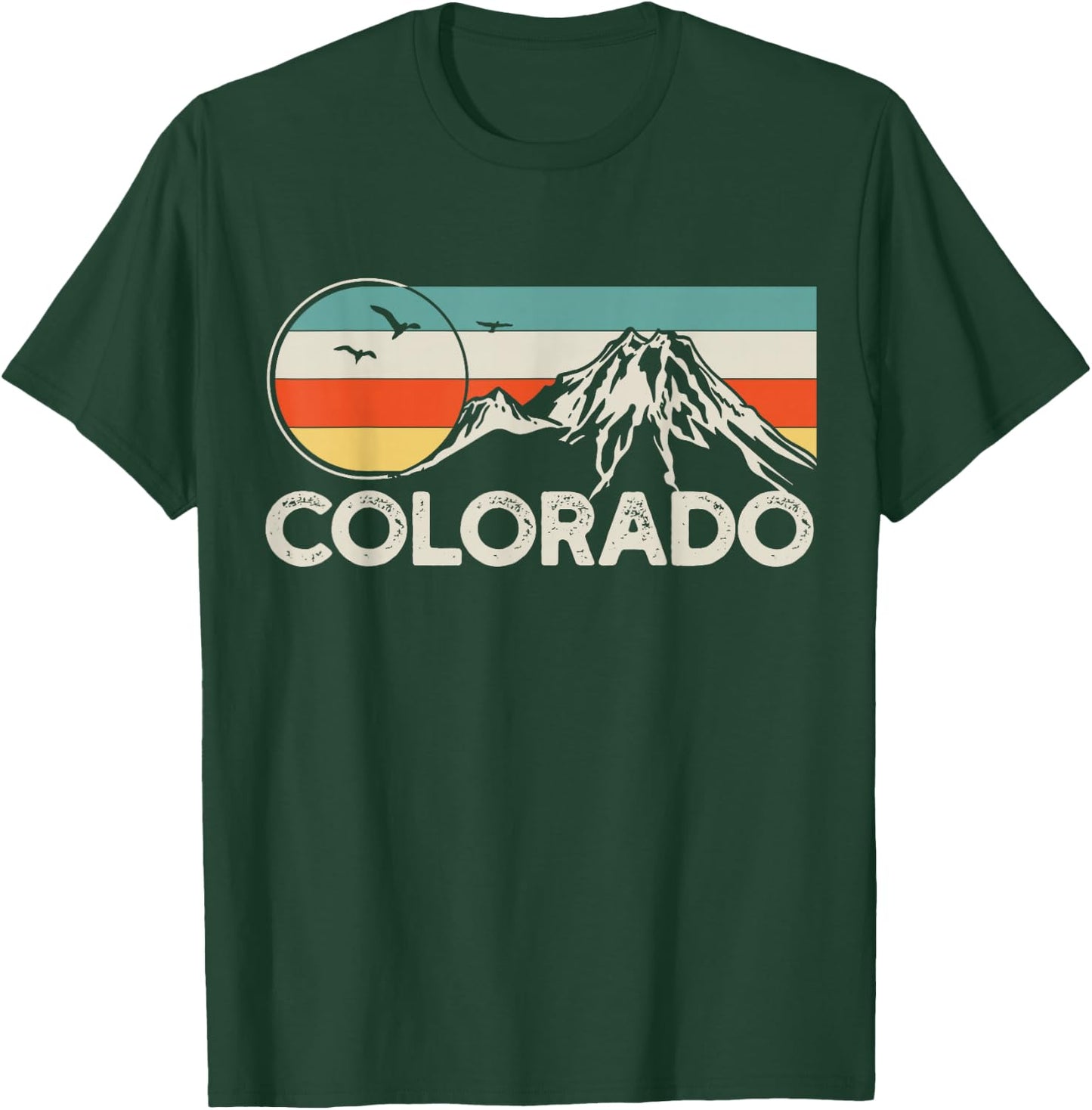 Colorado Hiking/Retro T-Shirt - T-Shirt | Forest