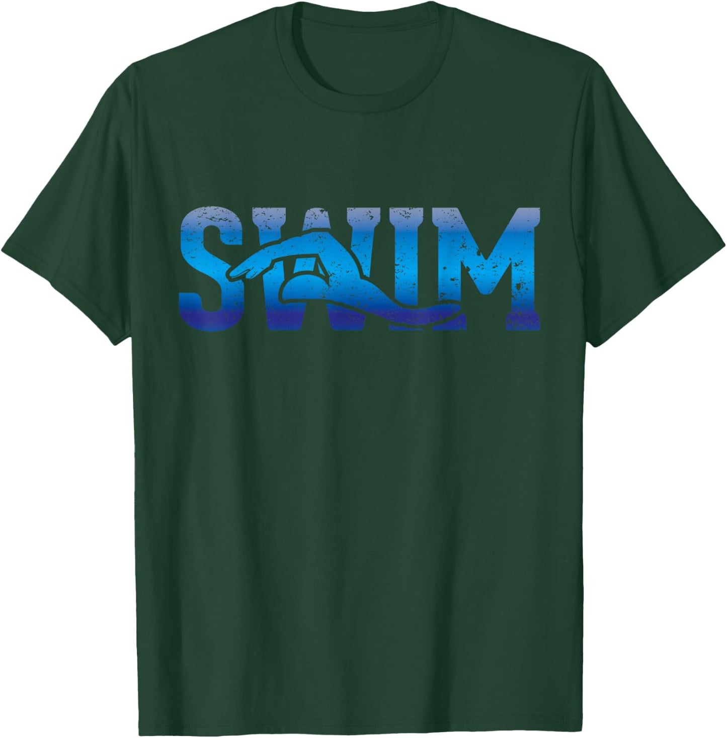 Swimming, swimming, water sports, swimmer T-Shirt - T-Shirt | Forest