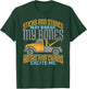 Truck Driver Gift: Hooks And Chains Excite Me T-Shirt - T-Shirt | Forest