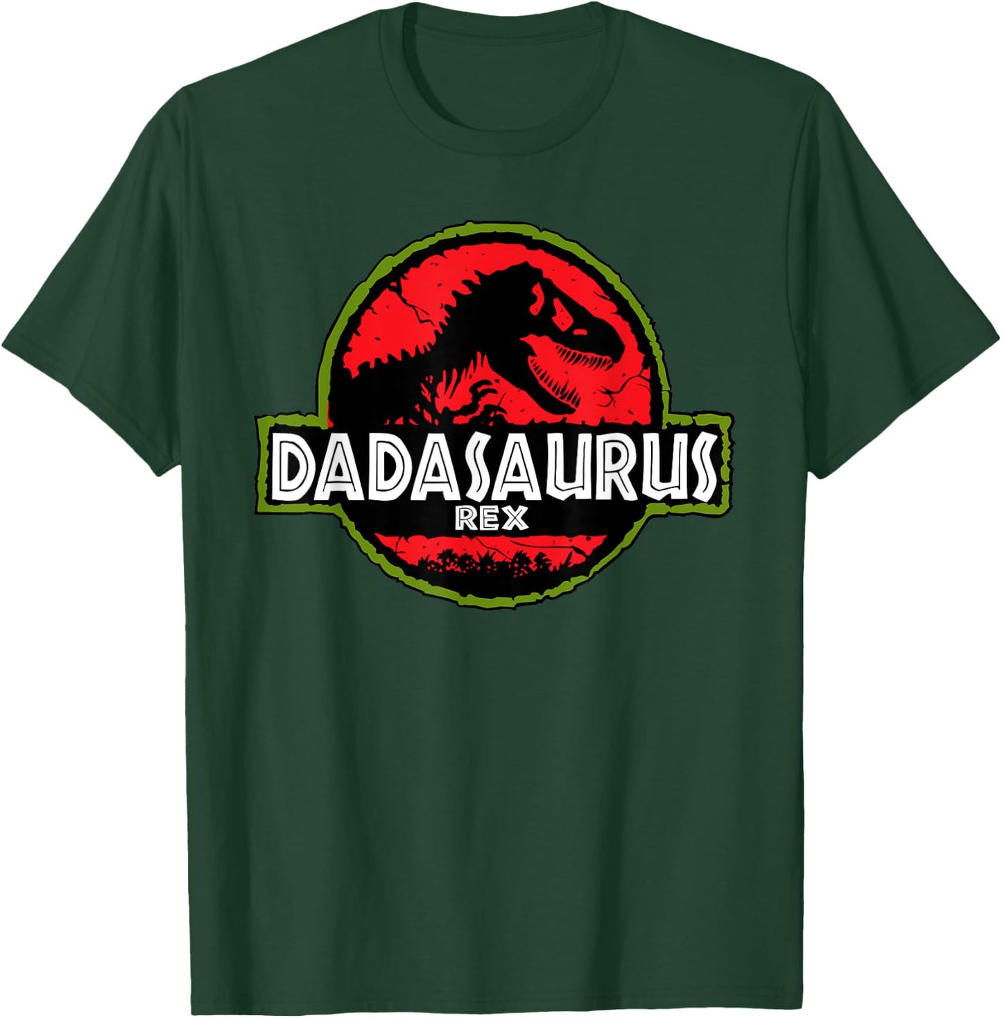 Dadasaurus Dinosaur Rex Father Day For Dad Funny Gift T-Shirt - T-Shirt | Forest