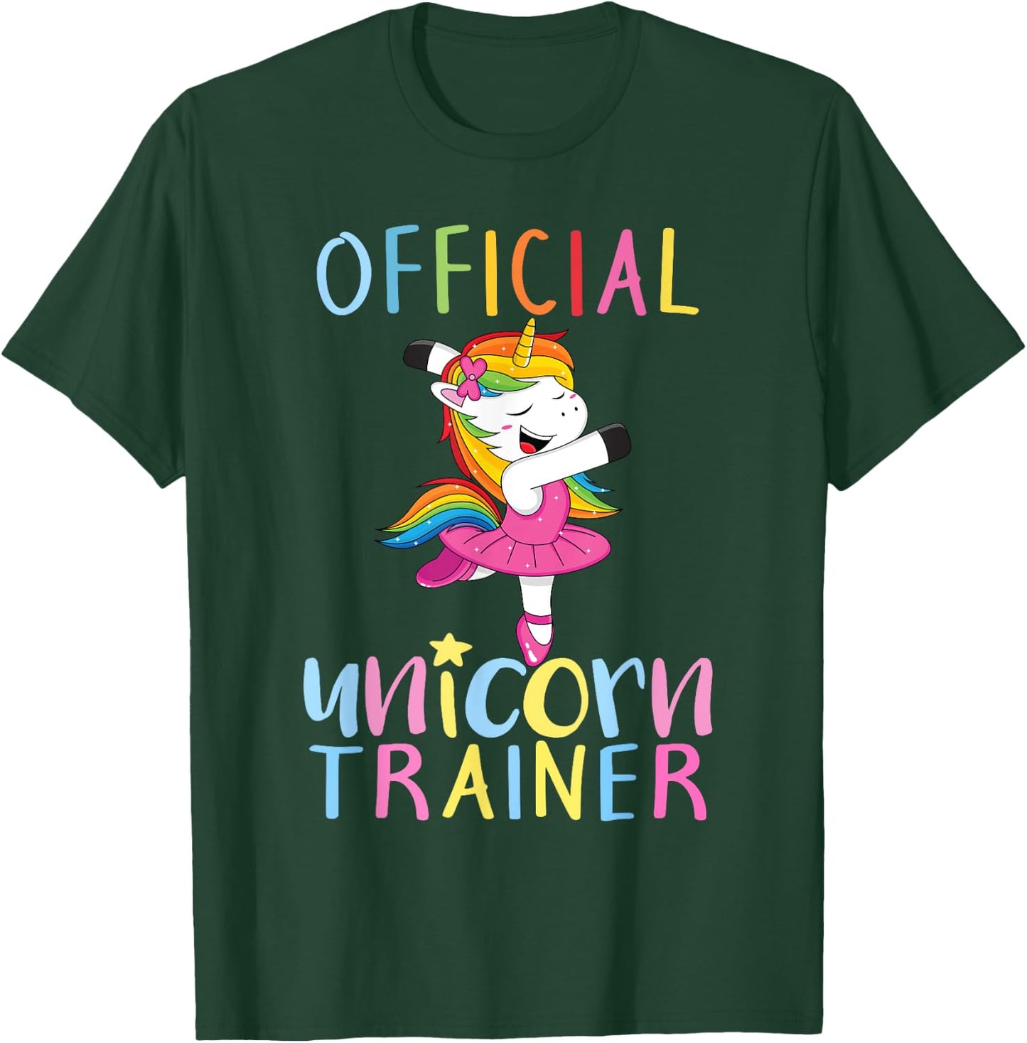 Official Unicorn Trainer T-Shirt - T-Shirt | Forest
