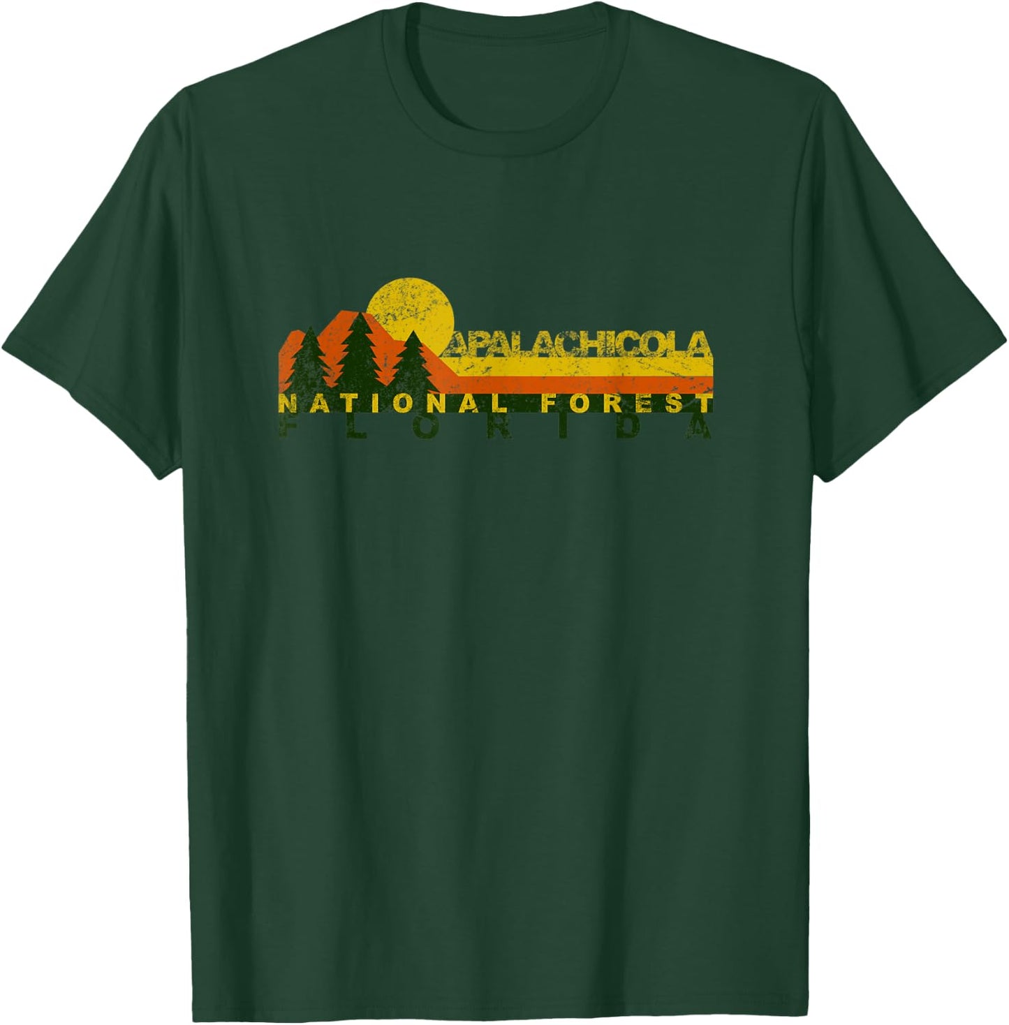Apalachicola National Forest Retro T-Shirt - T-Shirt | Forest