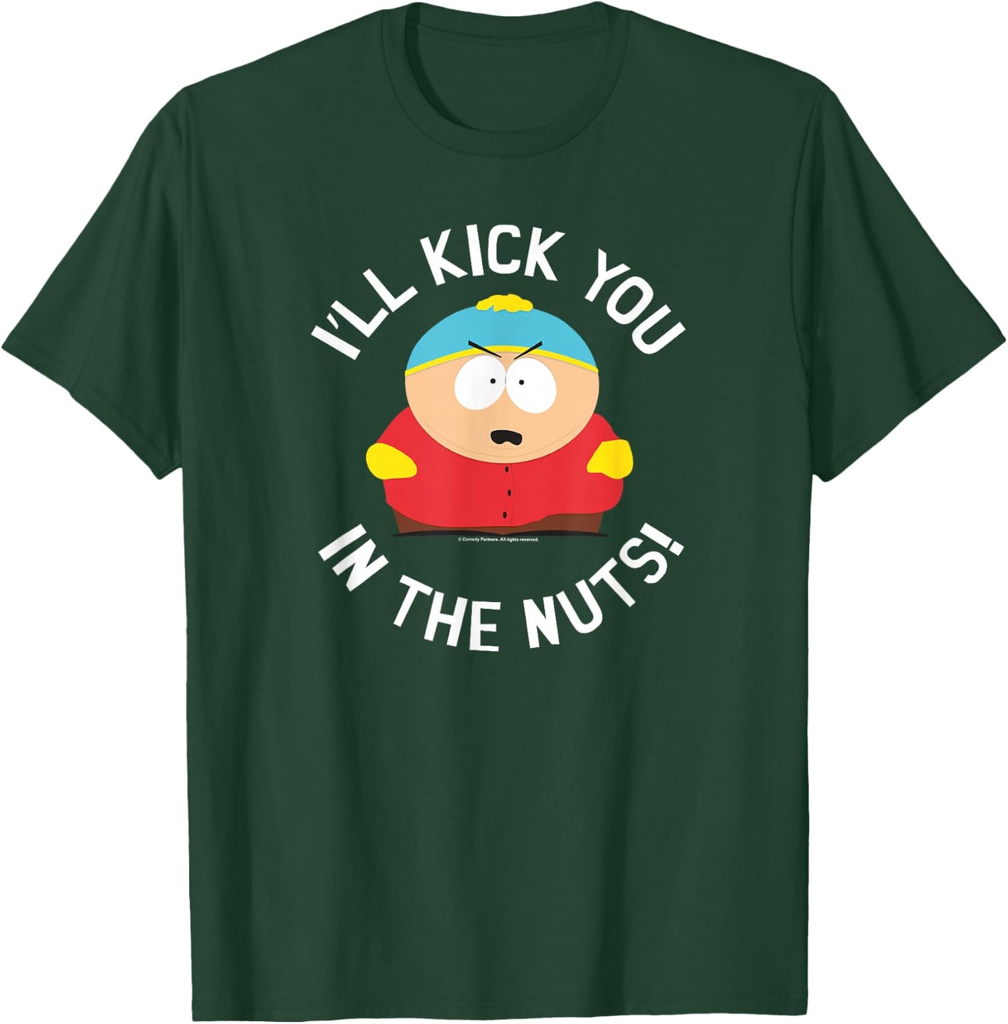 South Park Cartman Kick You in The Nuts T-Shirt - T-Shirt | Forest