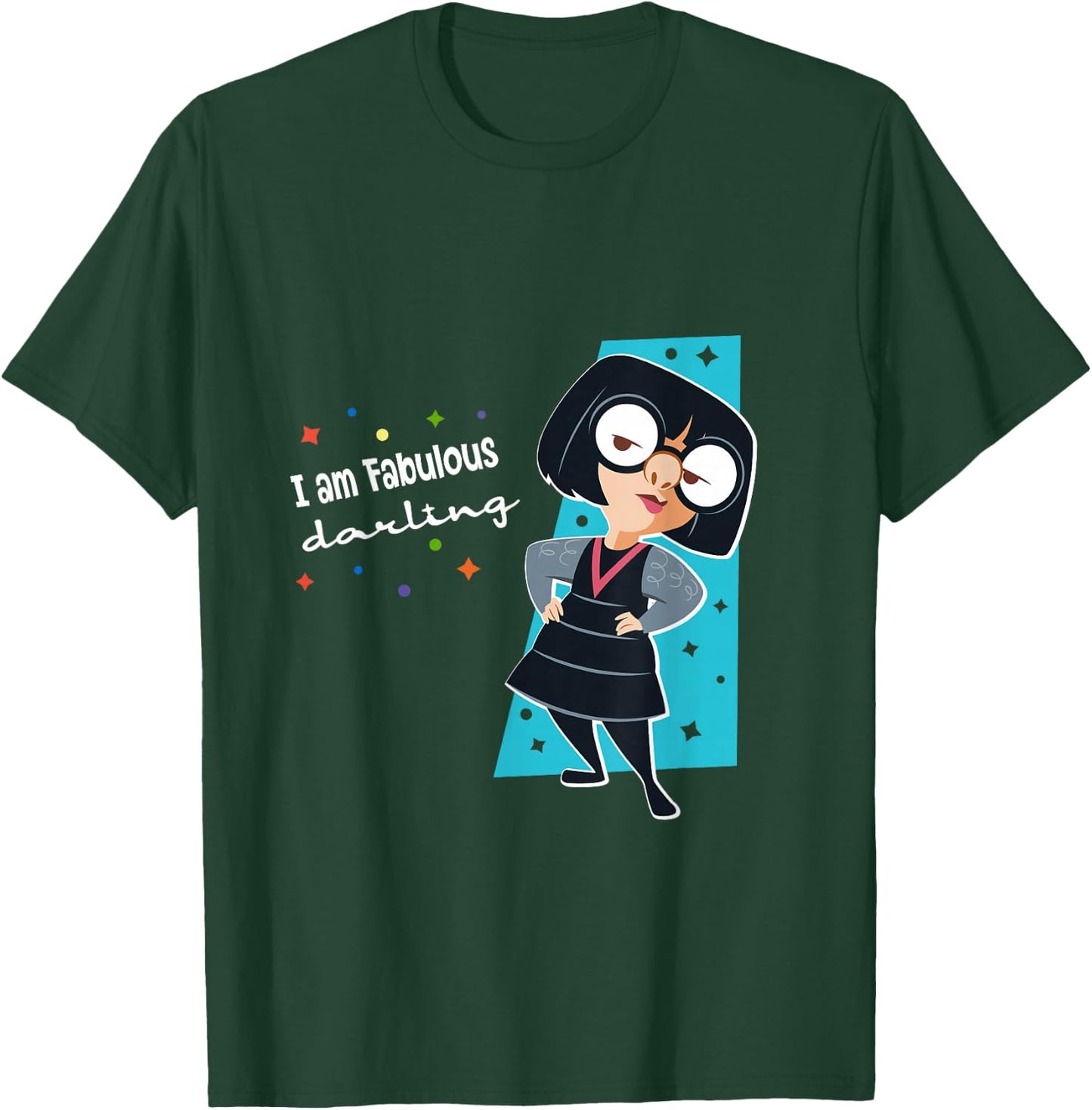 Disney Pixar The Incredibles Edna I’m Fabulous Darling T-Shirt - T-Shirt | Forest