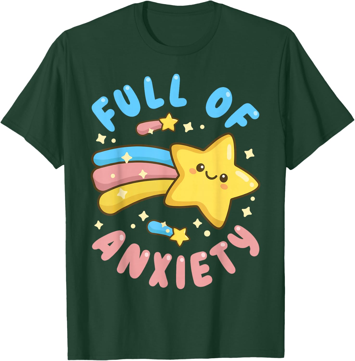 Pastel Goth Full of Anxiety T-Shirt - T-Shirt | Forest