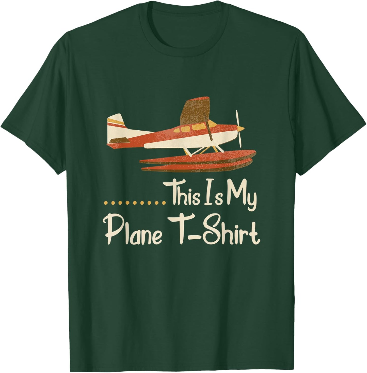 This is my Plane Pilot T-Shirt - T-Shirt | Forest
