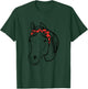 Horse Bandana Horseback Riding Equestrian Girls Women Gift T-Shirt - T-Shirt | Forest