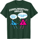 Funny Right Acute Triangle Math Teacher Gift Cool Geometry Women Girls Kids T-Shirt - T-Shirt | Forest