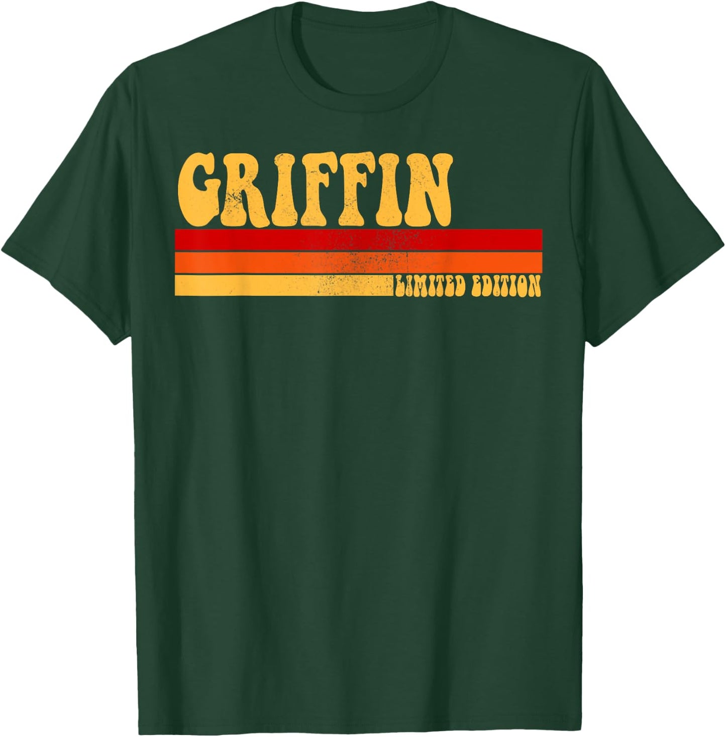 GRIFFIN Name Personalized Idea Men Retro Vintage GRIFFIN T-Shirt - T-Shirt | Forest