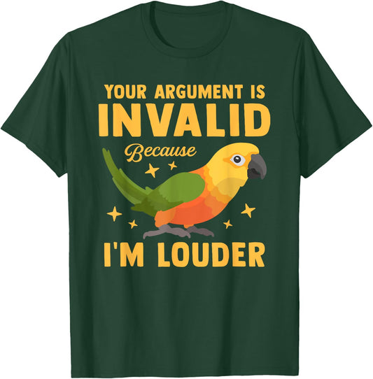 Funny Jenday Conure Bird Lover Parrot Pet Animal Owner Gifts T-Shirt - T-Shirt | Forest