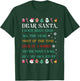 Funny Christmas Dear Santa I Will Buy My Own Stuff T-Shirt - T-Shirt | Forest