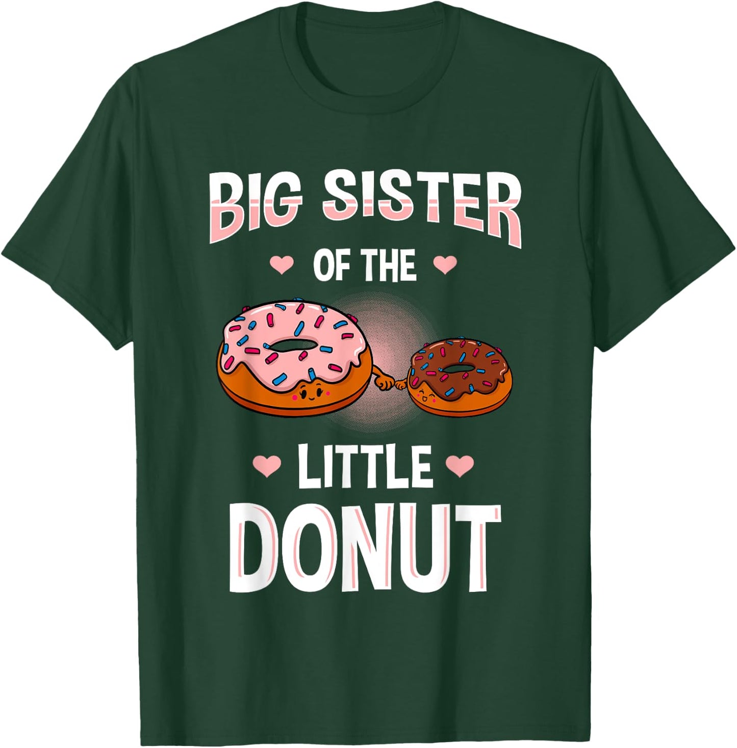 Big Sister Of The Little Donut Gender Reveal Announcement T-Shirt - T-Shirt | Forest