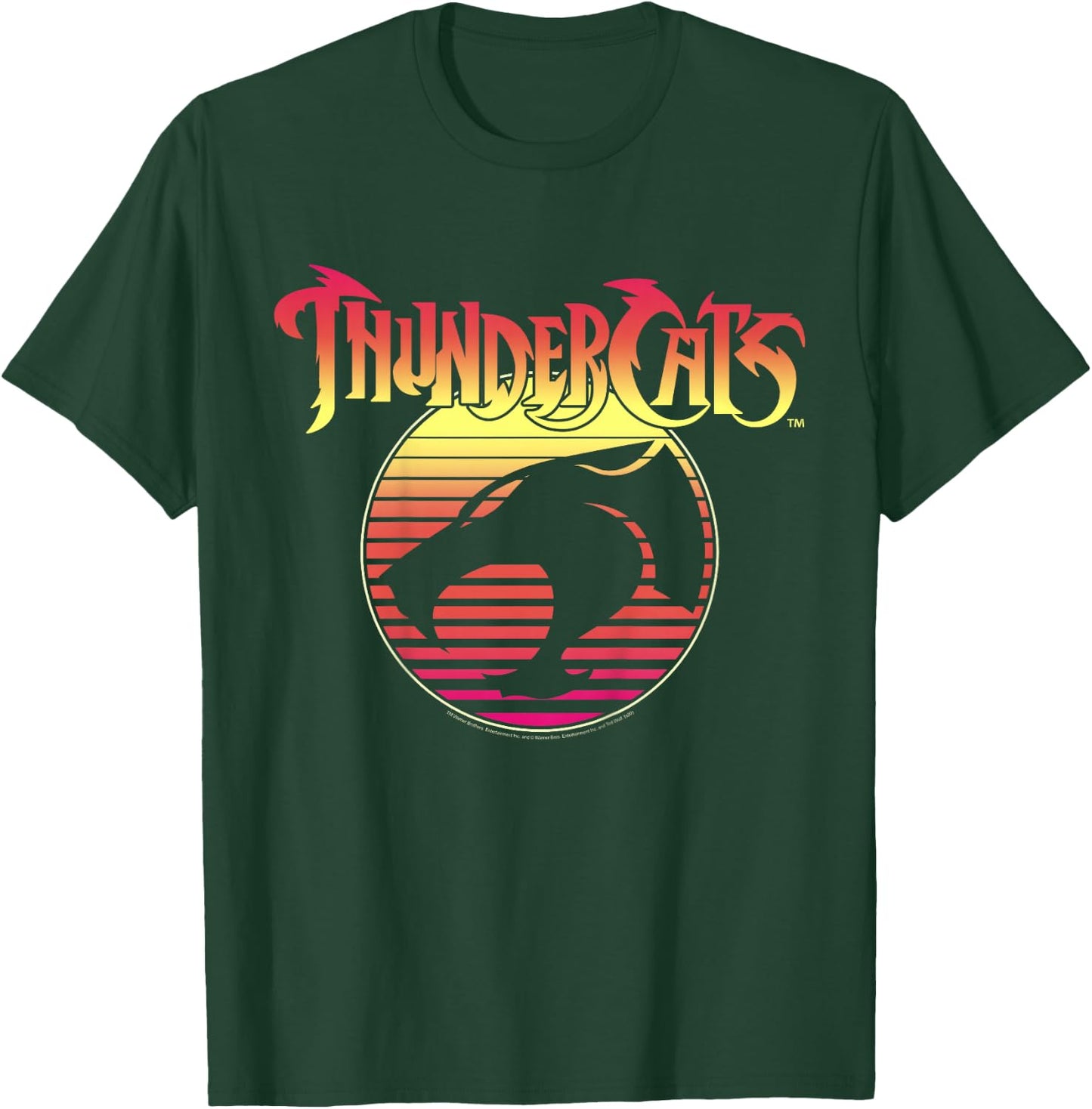 Kids ThunderCats Neon Gradient Logo T-Shirt - T-Shirt | Forest