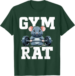 Funny Sport Gym Rat Fitness Bodybuilding T-Shirt - T-Shirt | Forest