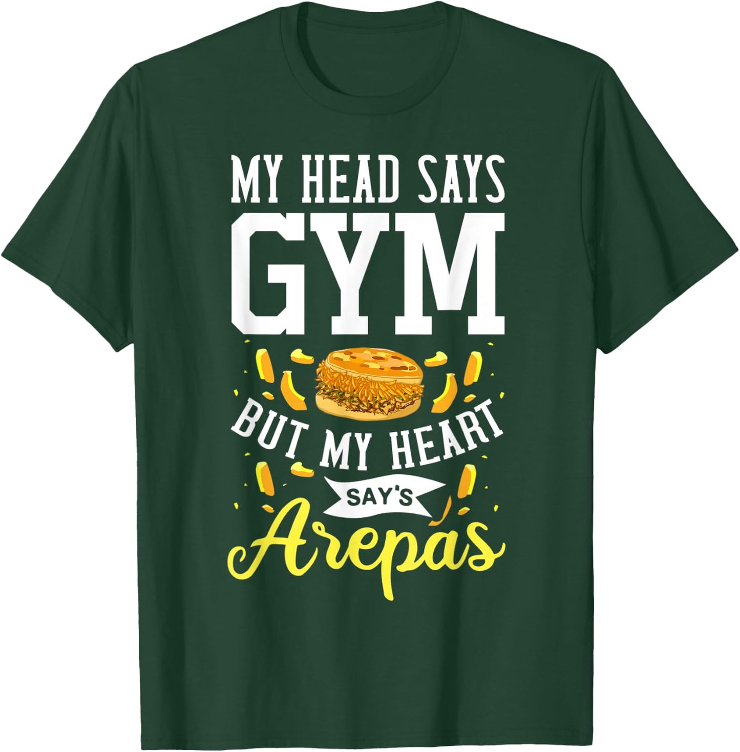 Arepa Gift Venezuela Colombia T-Shirt - T-Shirt | Forest