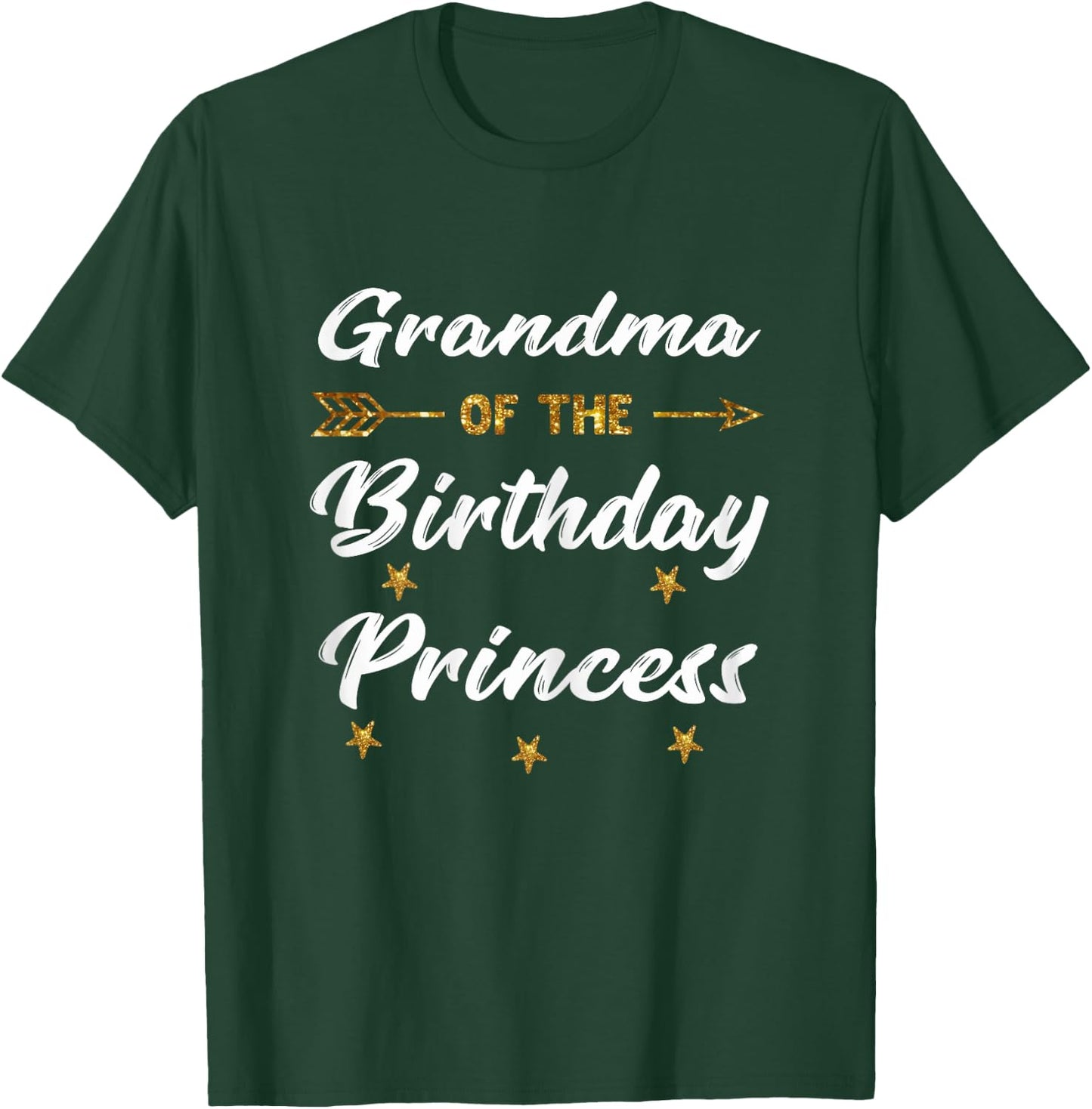 Grandma Of The Birthday Princess Girl Matching Family Party T-Shirt - T-Shirt | Forest
