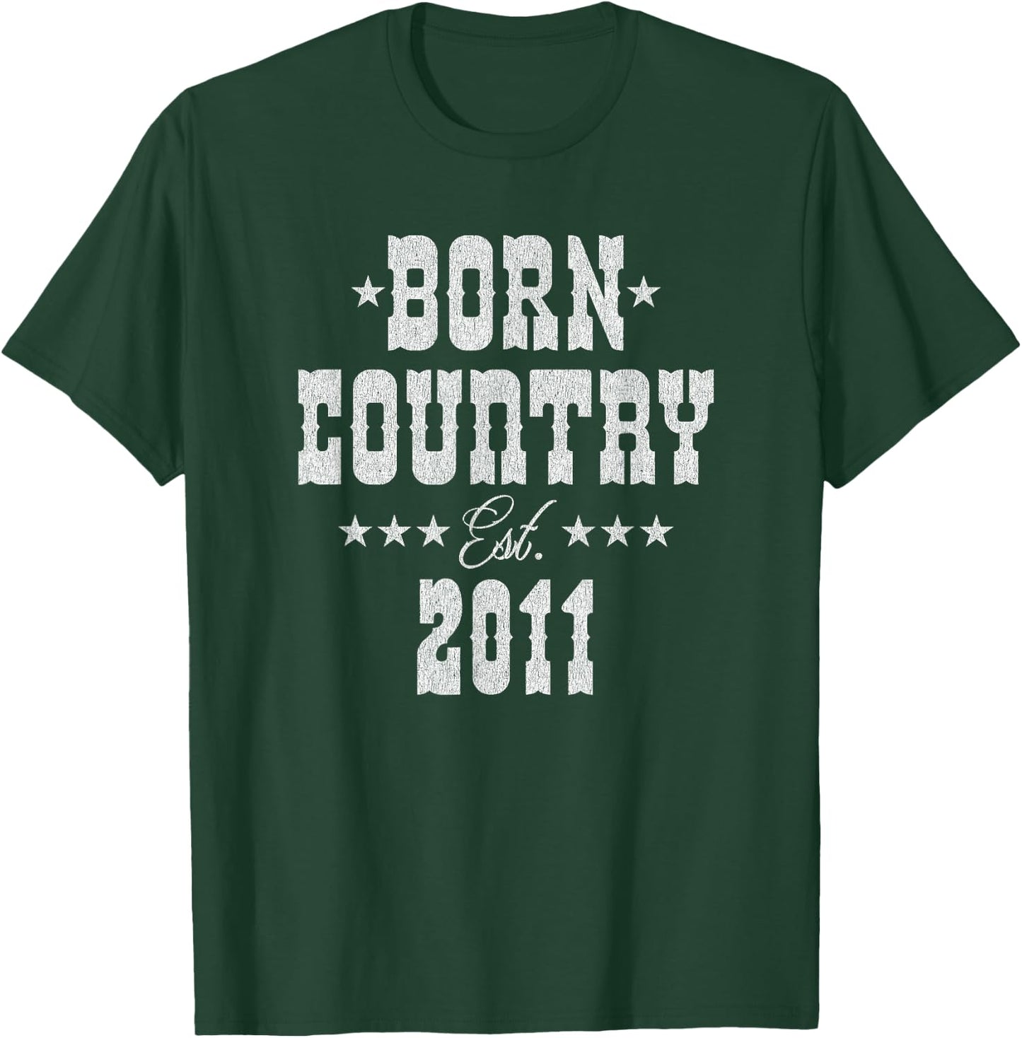 14 Year Old Country Music 14th Birthday T-Shirt - T-Shirt | Forest
