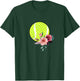 Floral Tennis Teen Girls and Women Flower Print T-Shirt - T-Shirt | Forest