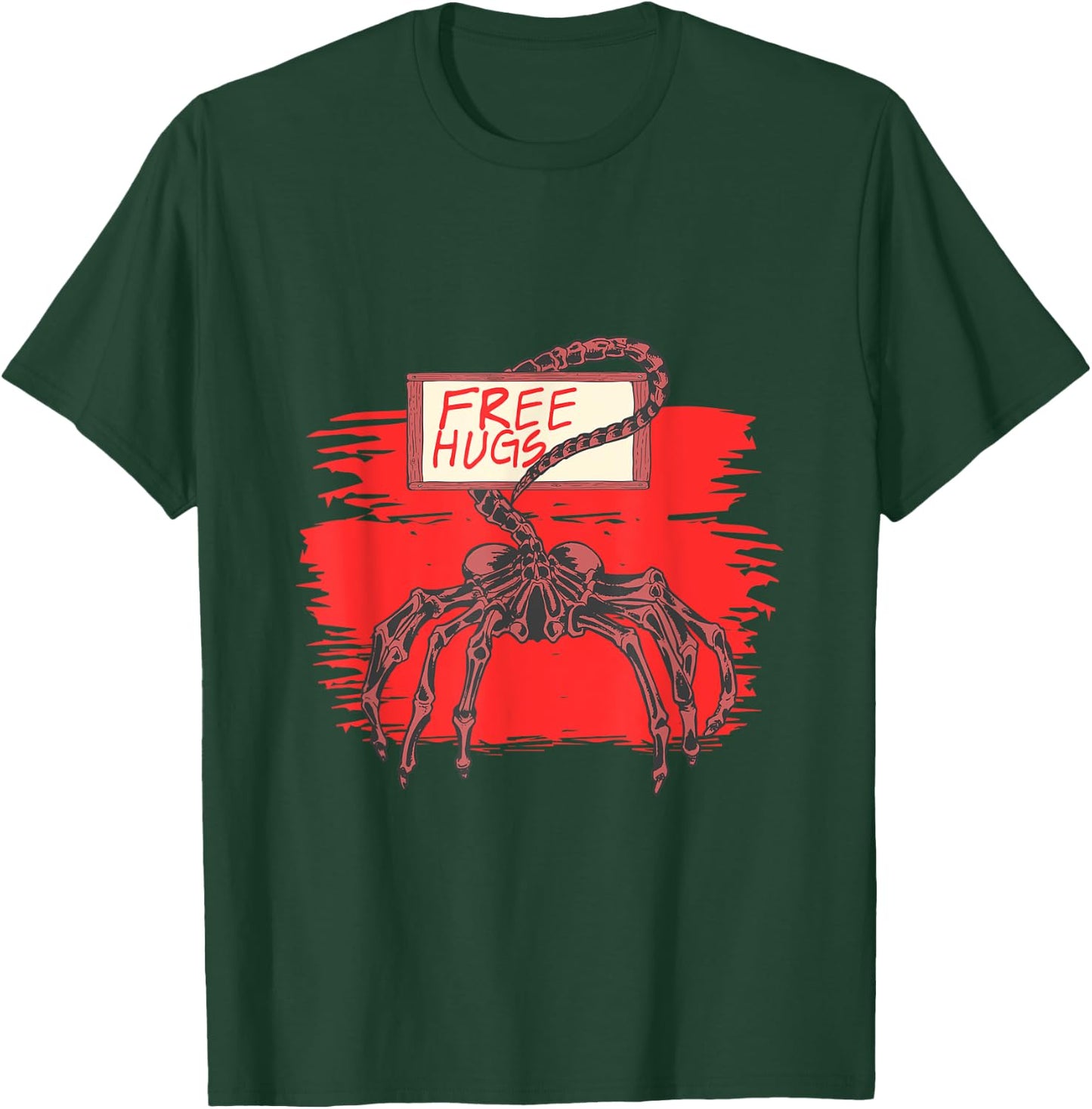 Funny Free Alien Hug T-Shirt - T-Shirt | Forest