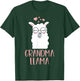 Grandma Llama Cute Grandmother Gift T-Shirt - T-Shirt | Forest