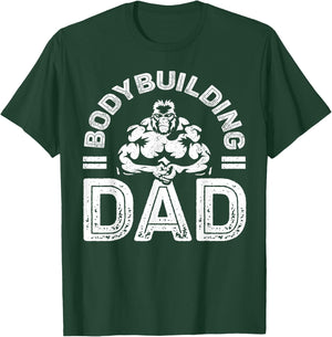 Bodybuilding Dad Shirt Men Muscle Gym Training Bodybuilder T-Shirt - T-Shirt | Forest