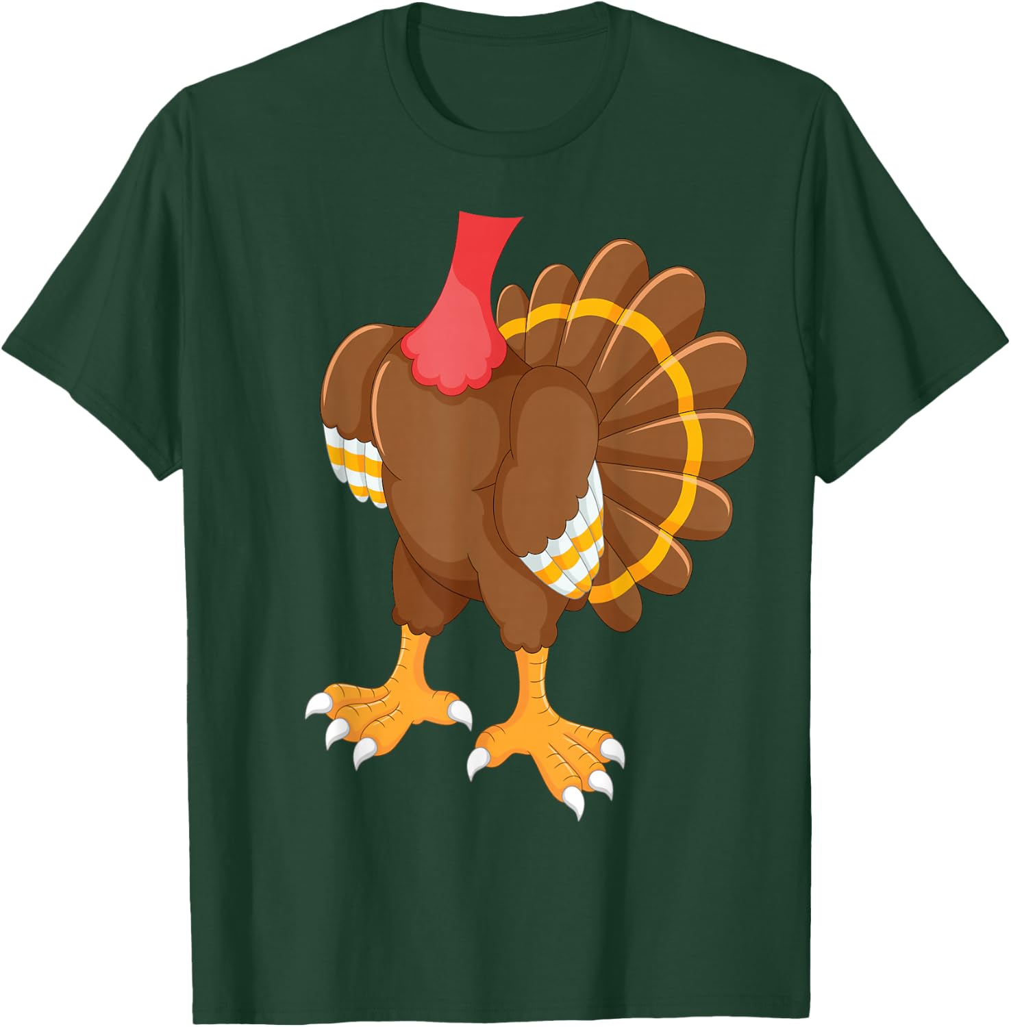 Turkey Shirt Adult Men Women Kids Turkey Costume T-Shirt - T-Shirt | Forest