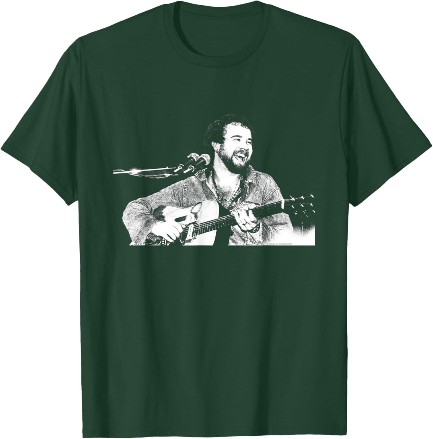 John Martyn Live Black And White By Everard Smith T-Shirt - T-Shirt | Forest