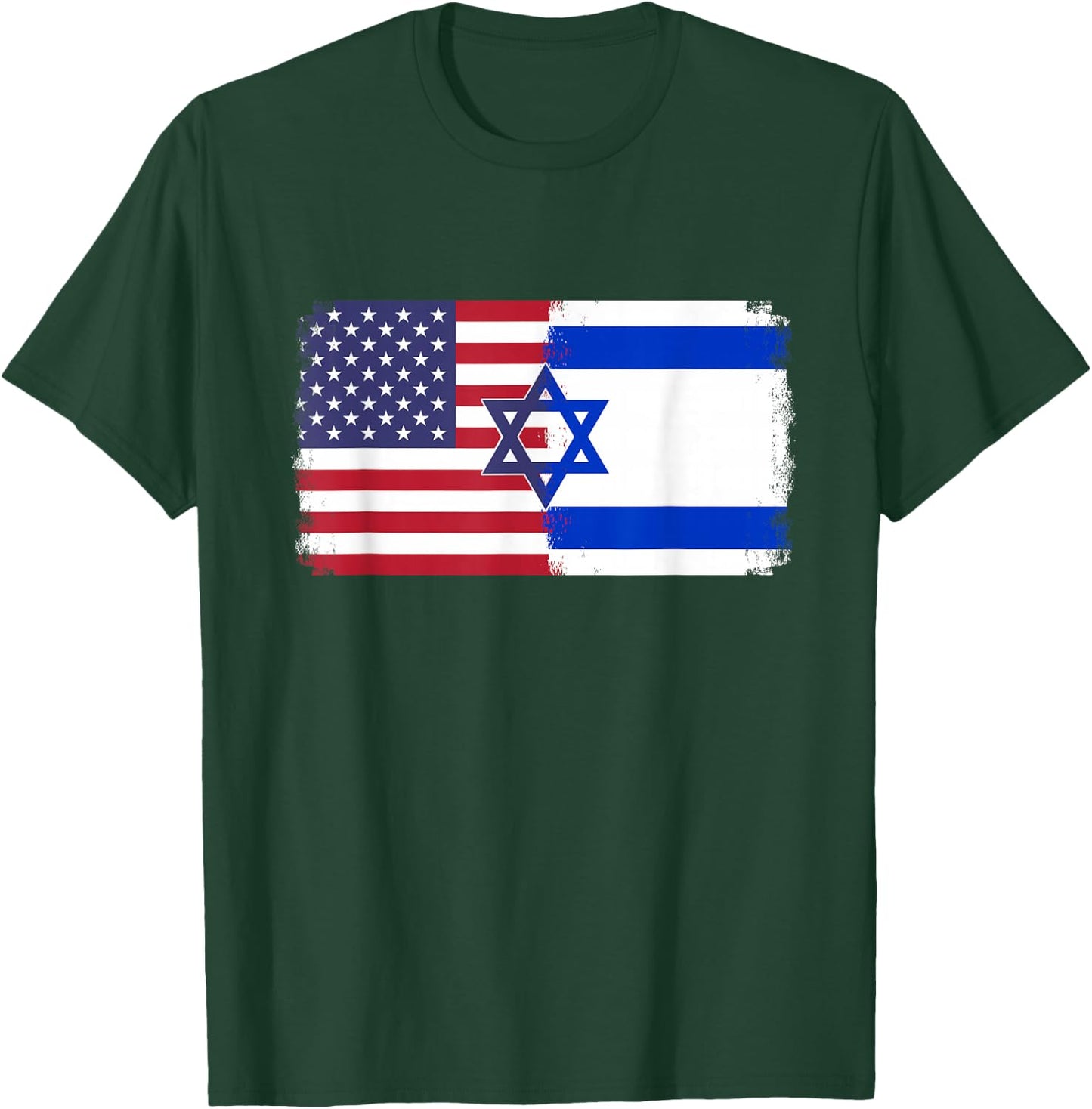 Israel USA flag T-Shirt - T-Shirt | Forest