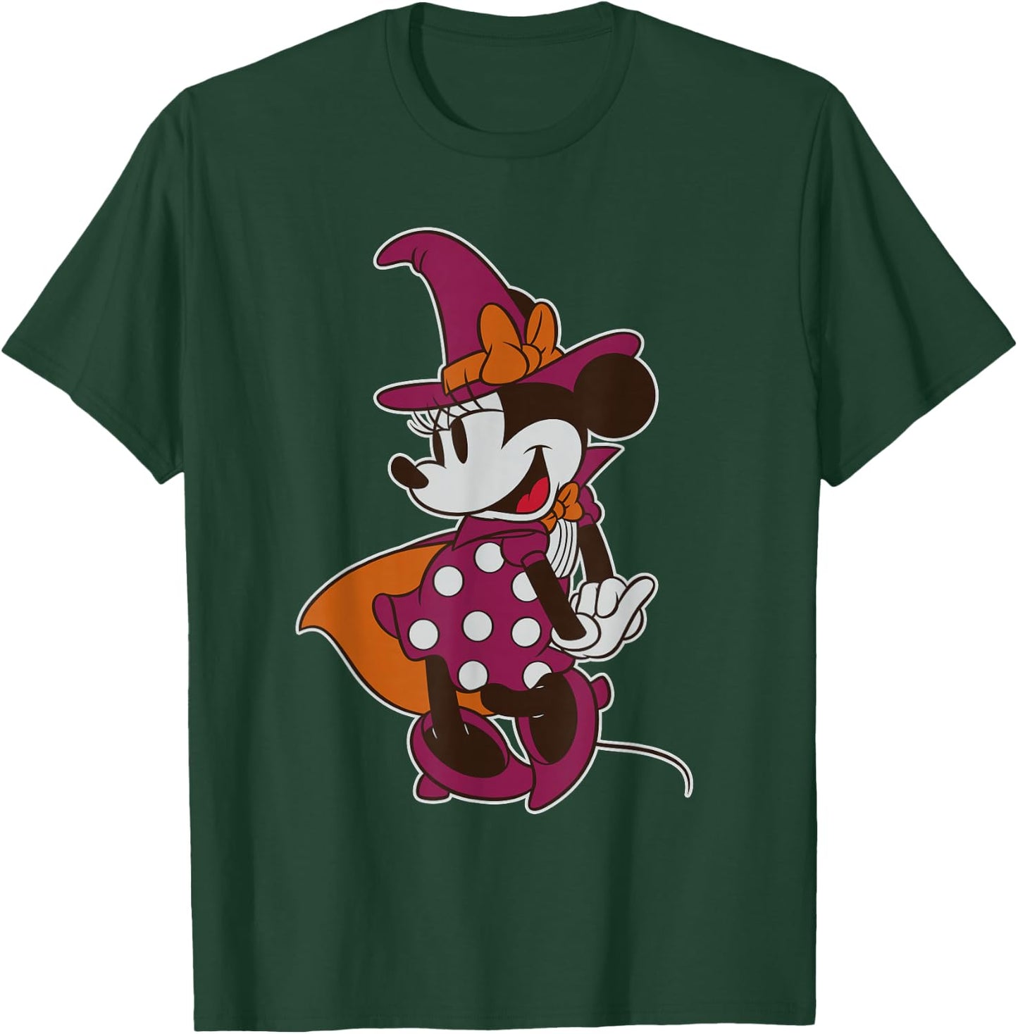 Disney Minnie Mouse in Halloween Witch Costume T-Shirt - T-Shirt | Forest