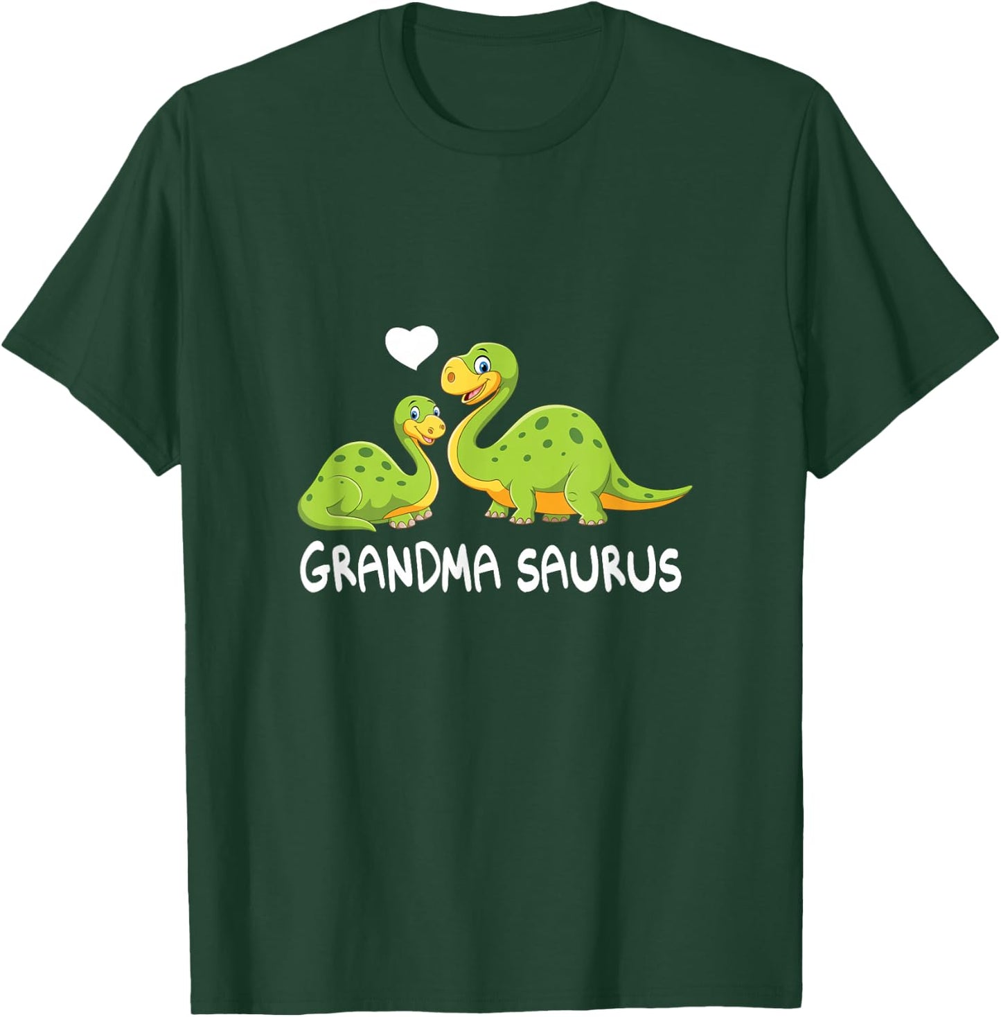 Grandma Saurus Grandmasaurus cute and funny women girls kids T-Shirt - T-Shirt | Forest