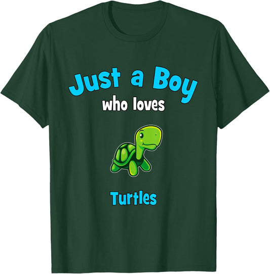 Boys Turtle Shirt | Kids Turtle T-Shirt - T-Shirt | Forest