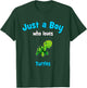 Boys Turtle Shirt | Kids Turtle T-Shirt - T-Shirt | Forest