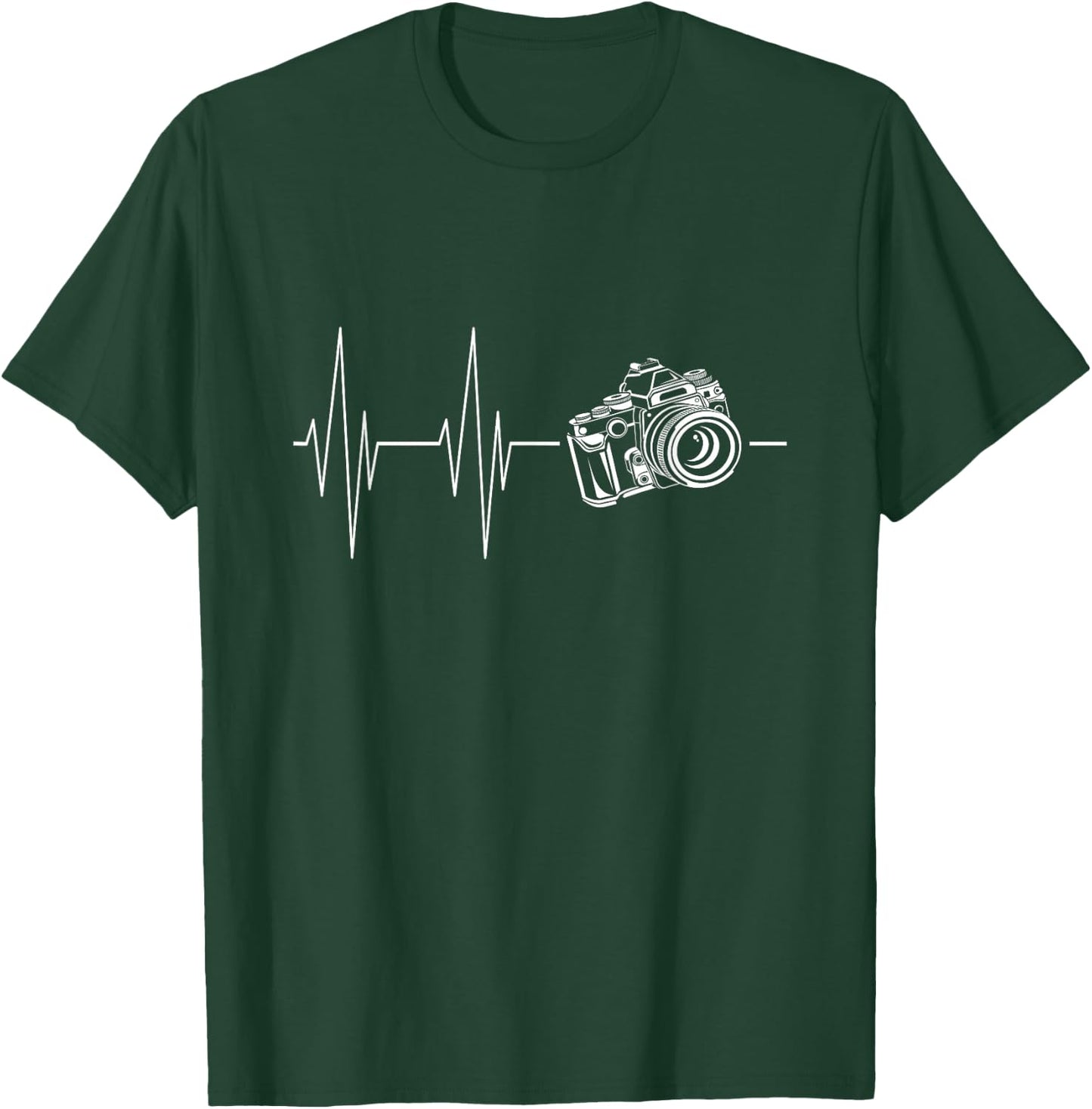 Camera Heartbeat Photography in the DNA T-Shirt - T-Shirt | Forest
